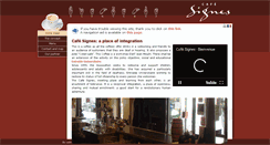 Desktop Screenshot of cafesignes.com
